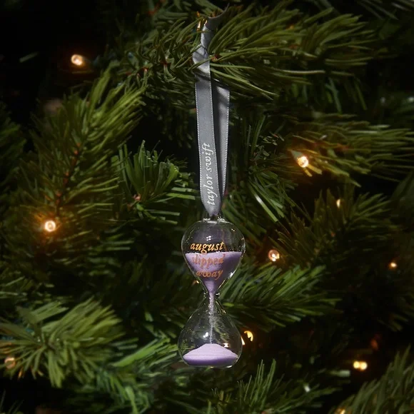 Taylor Swift Folklore Hourglass Ornament